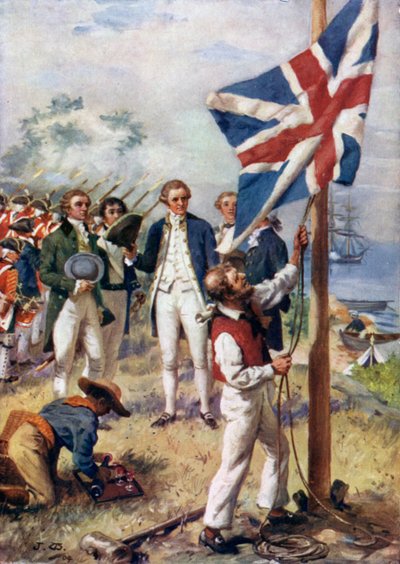 Otin nyt Hänen Majesteettinsa kuningas George III:n vallan omistukseeni nimeltä New South Wales tekijältä J. Williamson