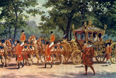 Kruunausvalmentaja, kuningas Edward VII:n kruunauskulkue tekijältä J. Williamson