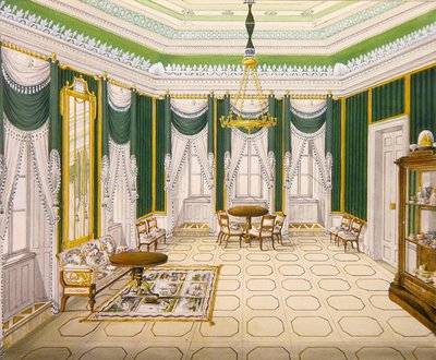 Sisustussali Schloss Ballenstedtissä, Saxe-Anhaltissa tekijältä J. Willing