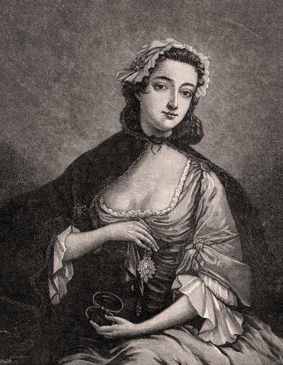 Flora Macdonaldin muotokuva (1722-90) tekijältä J after Markluin