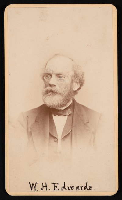 William Henry Edwardsin muotokuva 1822-1909, noin 1870-1880-luku. tekijältä J and W Vincent