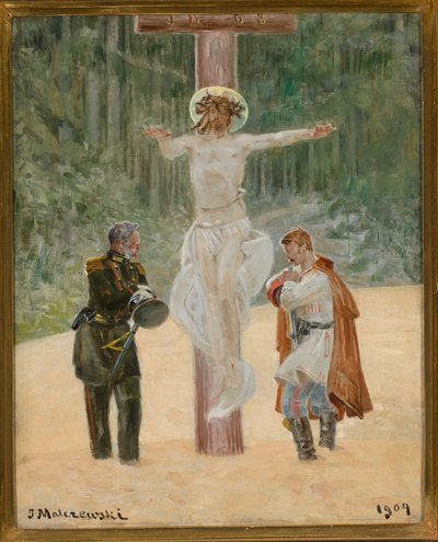 Sovinto (Symbolinen kohtaus vuoden 1863 kansannoususta) tekijältä Jacek Malczewski