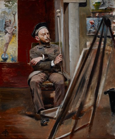 Stanisław Tondoksen muotokuva, n. 1902 (öljy kankaalle) tekijältä Jacek Malczewski