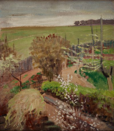Kevätmaisema maaseudulta tekijältä Jacek Malczewski