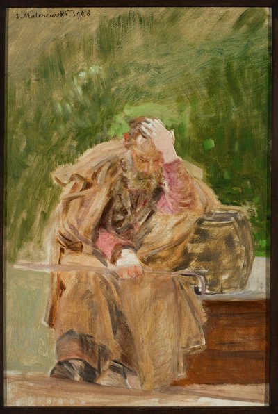 Vanha mies kaivon äärellä tekijältä Jacek Malczewski