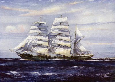 Clipper-alukset: Strathdon (väri litho) tekijältä Jack (after) Spurling