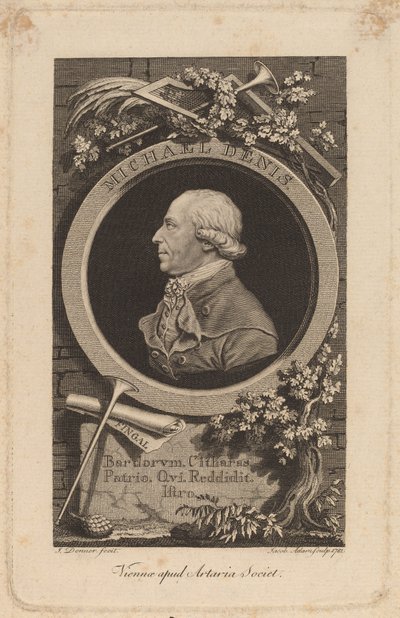 Johann-Michael Denis, 1781. tekijältä Jacob Adam