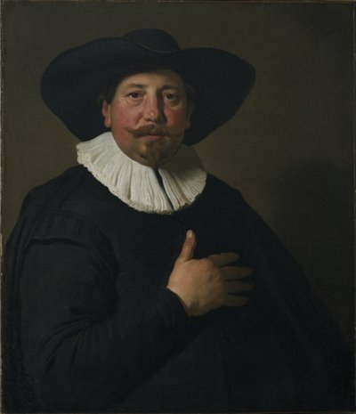 Miehen muotokuva, n. 1638 tekijältä Jacob Adriensz Backer