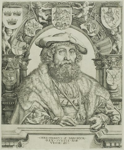 Tanskan kuningas Christian II tekijältä Jacob Binck