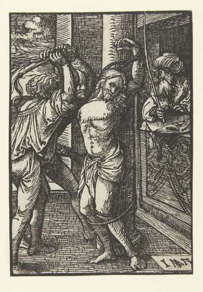 Kristuksen vitsaus The Little Passion (sarjan nimi) tekijältä Jacob Cornelisz van Oostsanen