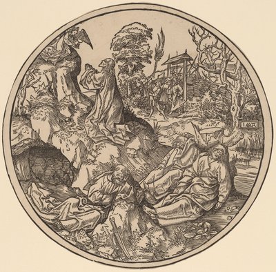 Agony in the Garden tekijältä Jacob Cornelisz van Oostsanen
