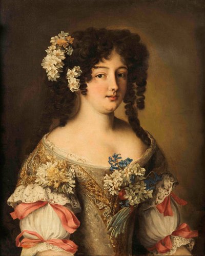 Jacob Ferdinand Voet - Diane-Gabrielle Damas de Thianges, väärin tunnistettu Hortense Mancinin kanssa. tekijältä Jacob Ferdinand Voet