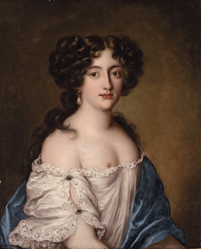 Muotokuva Ortensia Mancinista Afroditena tekijältä Jacob Ferdinand Voet