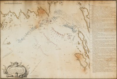 Viborg Bayn taistelu, 1790 kartta, 1790 tekijältä Jacob Gillberg