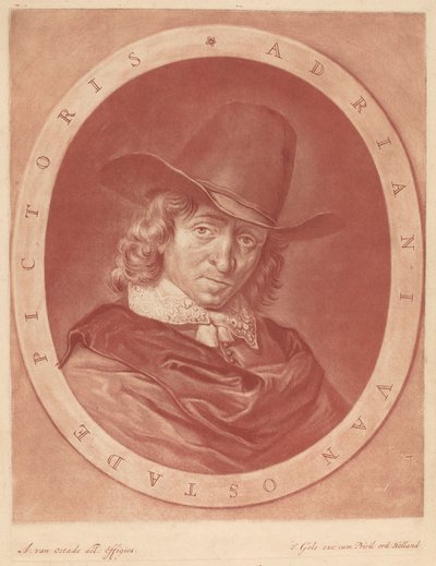 Adrian of Ostade tekijältä Jacob Gole after Adriaen van Ostade