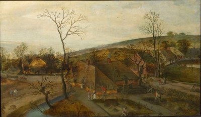 Neljä vuodenaikaa: Kevät, 1577. tekijältä Jacob Grimmer