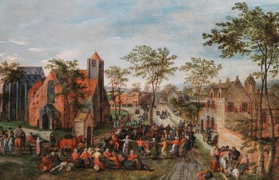 Kylämessut, 1580-luku. tekijältä Jacob Grimmer