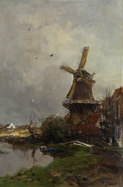 Tuulimylly tekijältä Jacob Henricus or Hendricus Maris