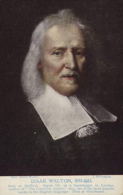 Izaak Walton (1593-1683), englantilainen kirjailija tekijältä Jacob Huysmans
