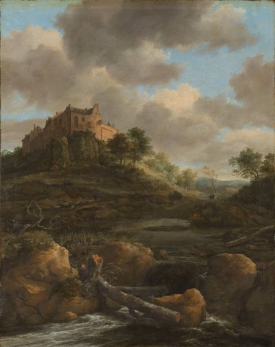 Bentheimin linna tekijältä Jacob van Ruisdael