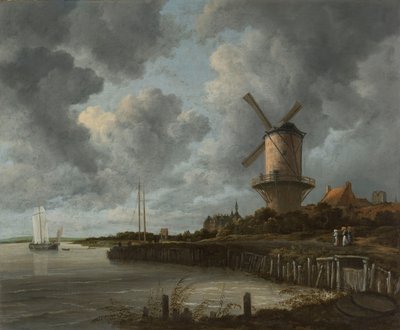 Tuulimylly Wijk bij Duurstedessa Tuulimylly Wijk bij Duurstedessa tekijältä Jacob van Ruisdael