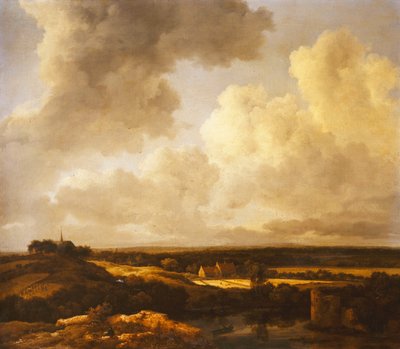 Laaja maisema kesällä, 1665-70 tekijältä Jacob van Ruisdael