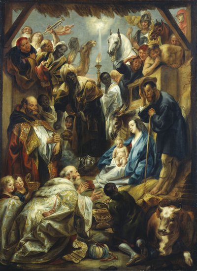 Kuninkaiden palvonta tekijältä Jacob Jordaens