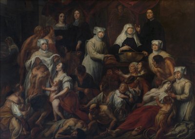 Antwerpenin sairaalan nunnat (öljy) tekijältä Jacob Jordaens