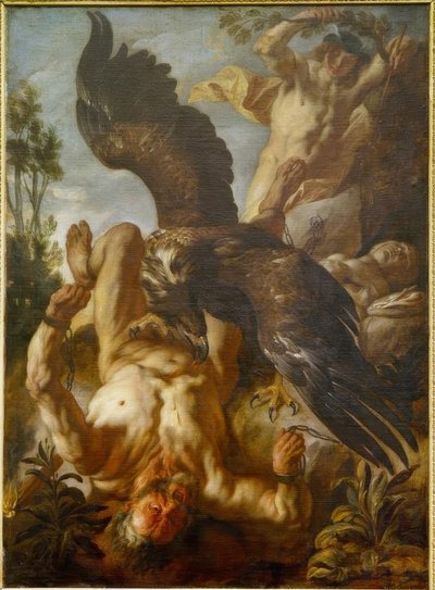 Der gefesselte Prometheus tekijältä Jacob Jordaens