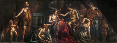 Teollisuus ja kauppa edistävät taiteen kukoistusta tekijältä Jacob Jordaens