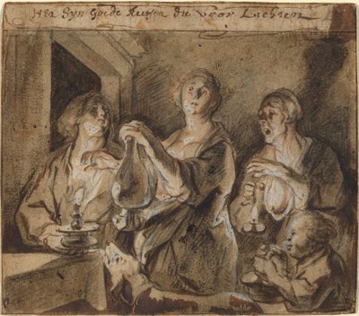 "Hyvät kynttilät valaisevat tietä" tekijältä Jacob Jordaens
