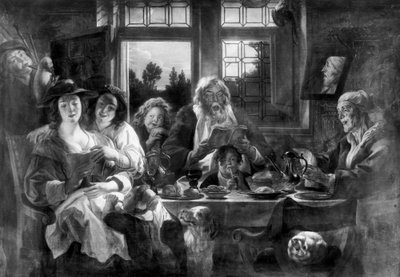 Hauska seurue tekijältä Jacob Jordaens