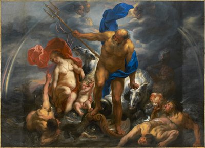 Neptunus ja amfitriitti, 1644. tekijältä Jacob Jordaens