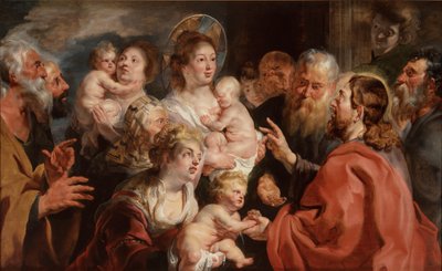Anna pienten lasten tulla luokseni tekijältä Jacob Jordaens