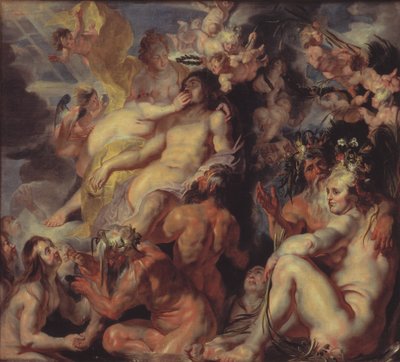 Aeneaksen apoteoosi tekijältä Jacob Jordaens