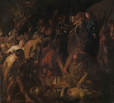 Kristuksen pettäminen, 1650-luvun loppu. tekijältä Jacob Jordaens
