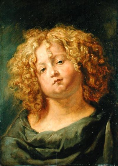 Kiharatukkainen tyttö tekijältä Jacob Jordaens