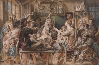 Kuningas juomat tekijältä Jacob Jordaens