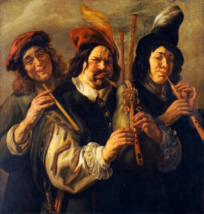 Kolme muusikkoa tekijältä Jacob Jordaens