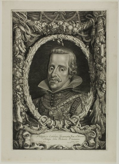 Philip IV, Espanjan kuningas, levy 12 Duces Burgundiaesta (Burgundian herttuasta) tekijältä Jacob Louys