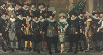 Kapteeni Jacob Pieterszn Hooghkamerin ja luutnantti Pieter Jacobszn van Rijnin komppanian kansalaisvartijat tekijältä Jacob Lyon