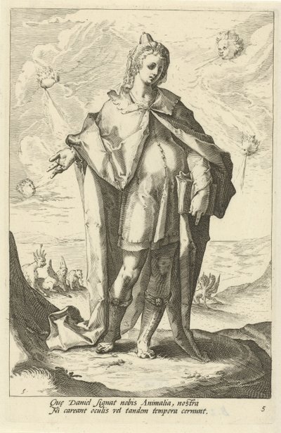 Daniel Vanhan testamentin profeetat (sarjan nimi) tekijältä Jacob Matham (attributed to)