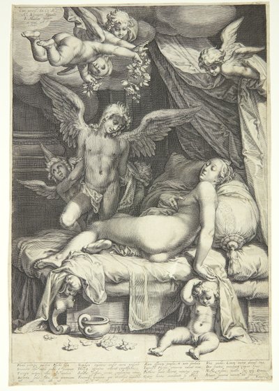 Cupid ja Psyche tekijältä Jacob Matham