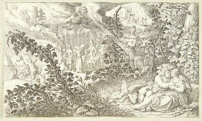 Bacchus ja Ariadne tekijältä Jacob Matham