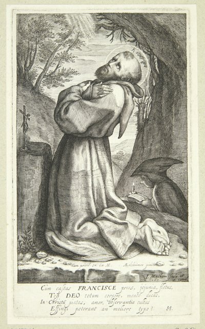Franciscus Assisilainen tekijältä Jacob Matham