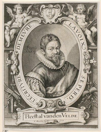 Jan van de Velde vanhemman muotokuva tekijältä Jacob Matham