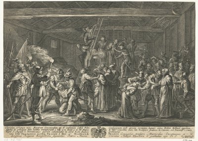 Gorkumin marttyyrit, 1572 tekijältä Jacob Neefs