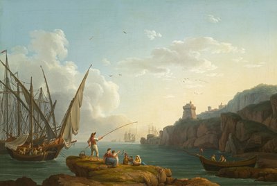 Rannikkomaisema Vietrin lähellä

Alkuperäinen nimi Coastal landscape near Vietri tekijältä Jacob Philipp Hackert