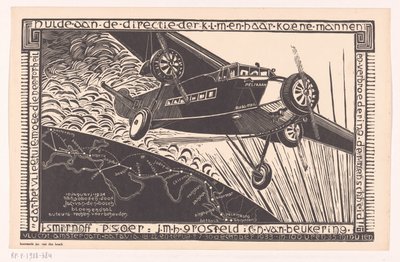Pelicanin lento Amsterdamista Bataviaan vuonna 1933 tekijältä Jacob Pieter van den Bosch