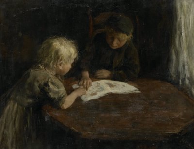 Lapset kuvakirjan kanssa tekijältä Jacob Simon Hendrik Kever